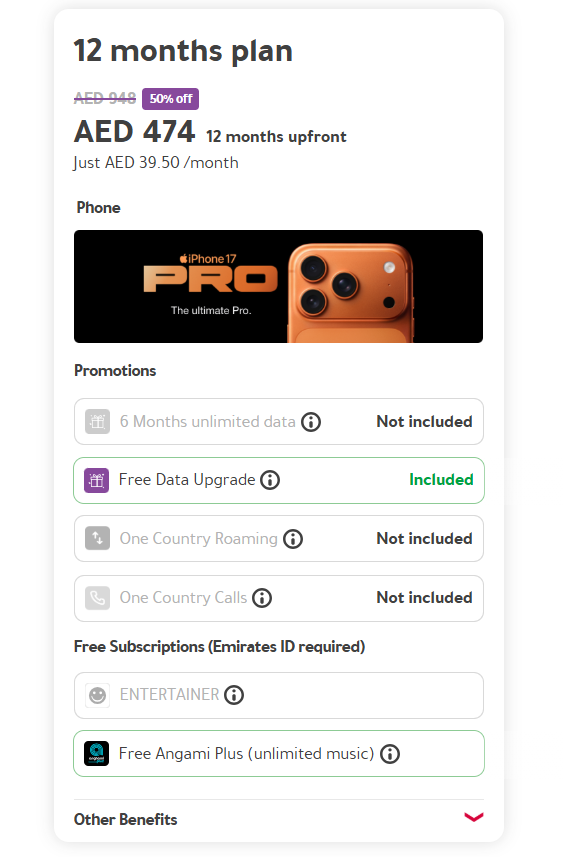Virgin Mobile 12-Months Plan
