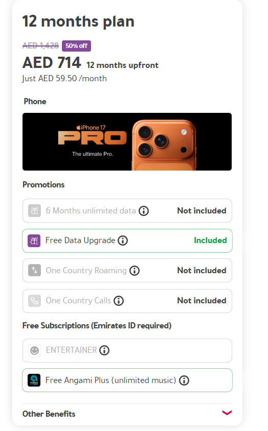 Virgin Mobile 12 Months Plan