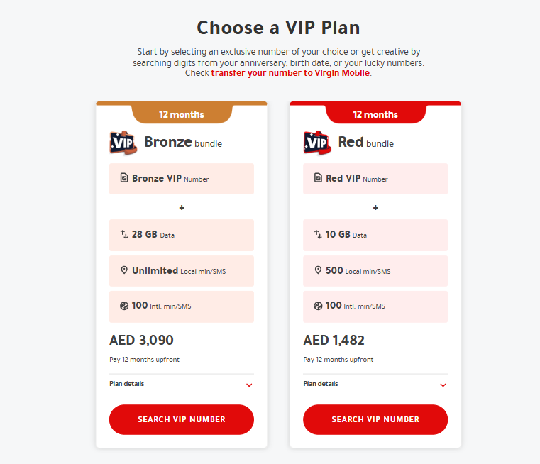 Virgin Mobile VIP Plan